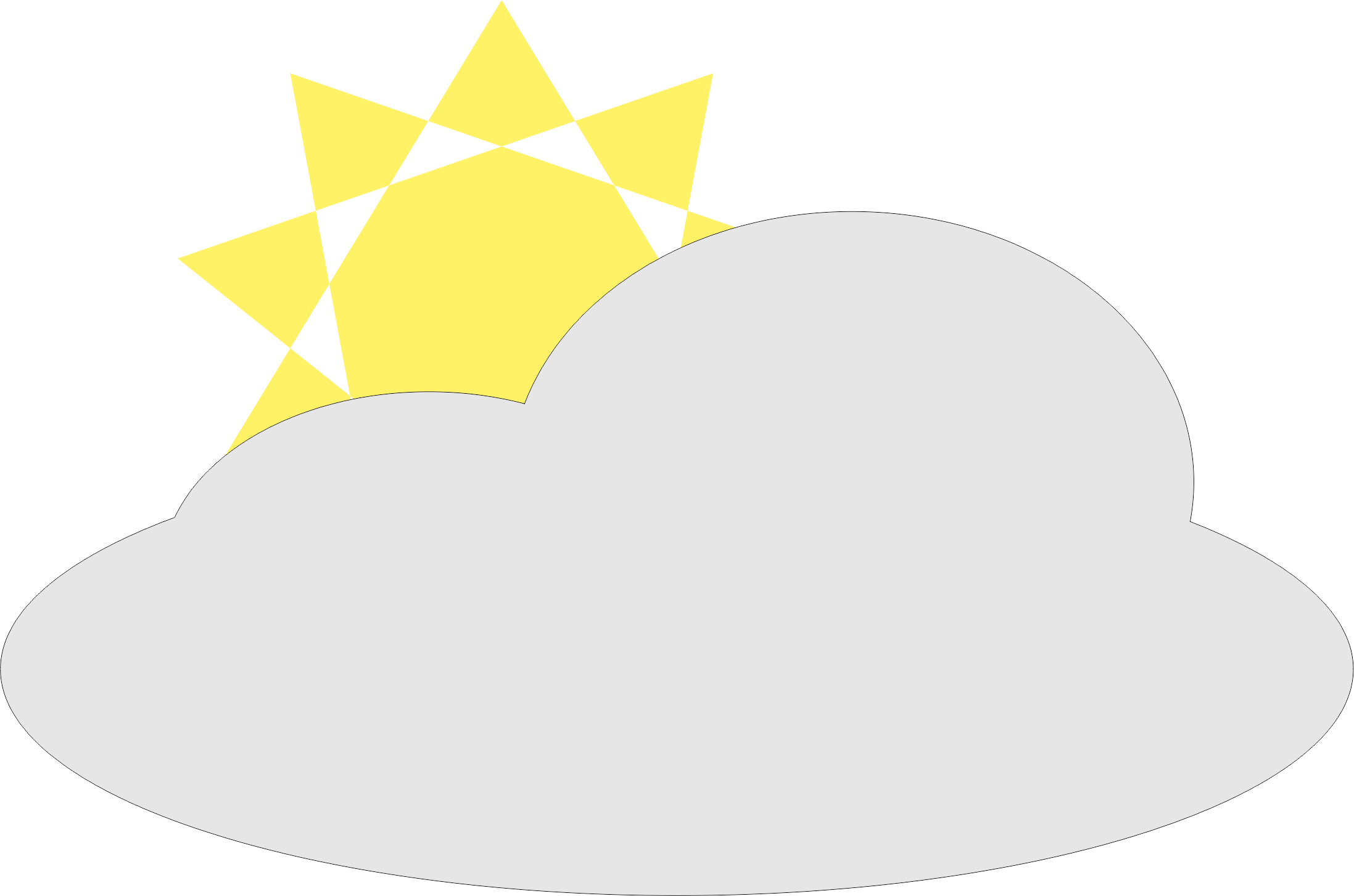 sun and cloud icon